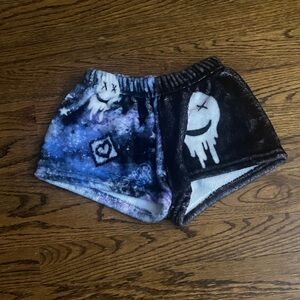 Kids' Cosmic and Black Smiley Shorts